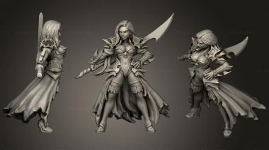 Military figurines Dalila 3d model